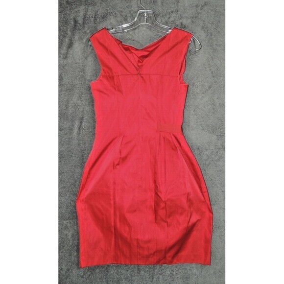 Nina Ricci 2013 RTW Runway Red Sleeveless Valentine Mini Dress Sz. FR38 US6-8 - Picture 6 of 13